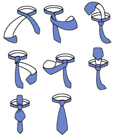 Thắt cà vạt kiểu Kiểu Manhattan