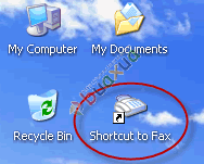 Biểu tượng của chương trình Fax
