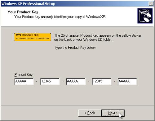 Khóa sản phẩm Windows XP của bạn