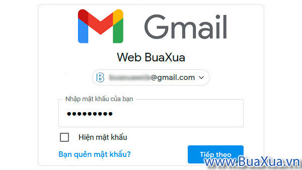 Thay đổi mật khẩu Gmail