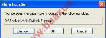 Chuyển đổi nơi lưu trữ của Outlook Express