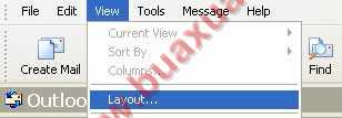 Hiển thị các cửa sổ của Outlook Express theo ý thích