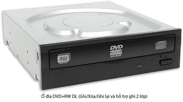 Ổ dĩa DVD+RW DL - Ghi/Xóa/Ghi lại hỗ trợ ghi 2 lớp