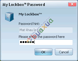 Nhập mật khẩu để mở thư mục đang được bảo vệ