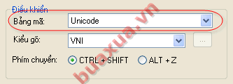 Bảng mã tiếng Việt Unicode