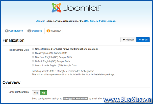 cCài đặt Joomla! trên máy vi tính - Localhost