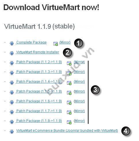 Download VirtueMart