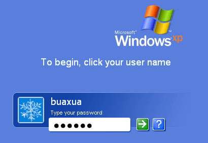 Nhập mật khẩu đăng nhập Windows