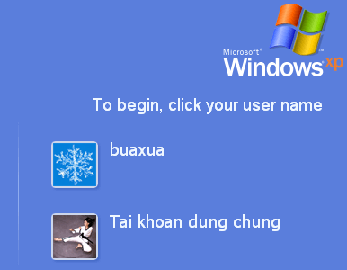 Windows account