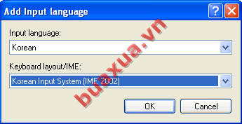 Add Input Language