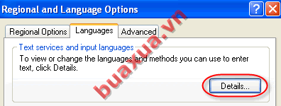 Regional and Language Options