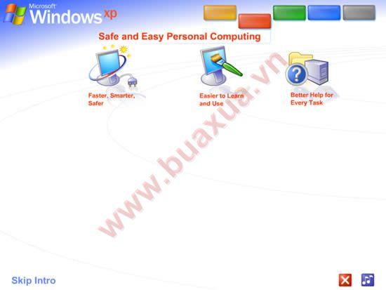 Màn hình Intro của Windows Xp