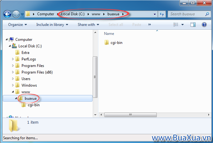 Thư mục chứa website buaxua Thư mục chứa website buaxua